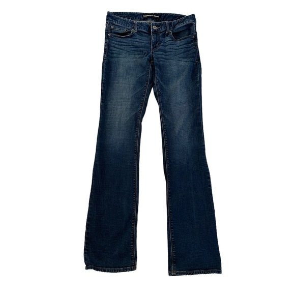 Express Barely Boot Low Rise Jeans Size 4R - Picture 1 of 16